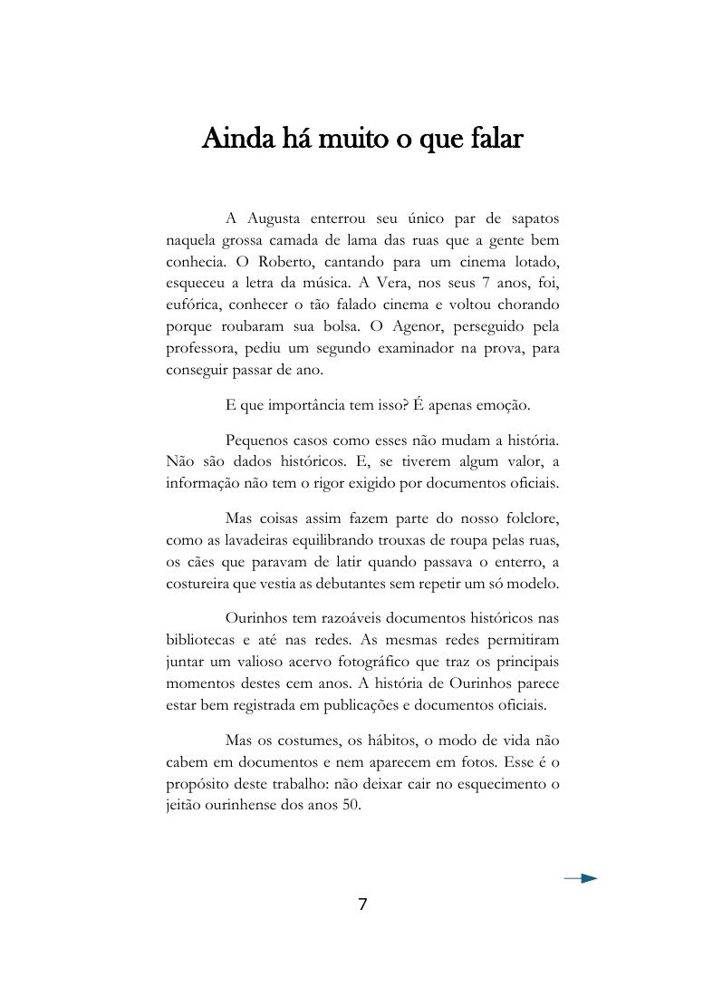 Primeira página de Apresentação