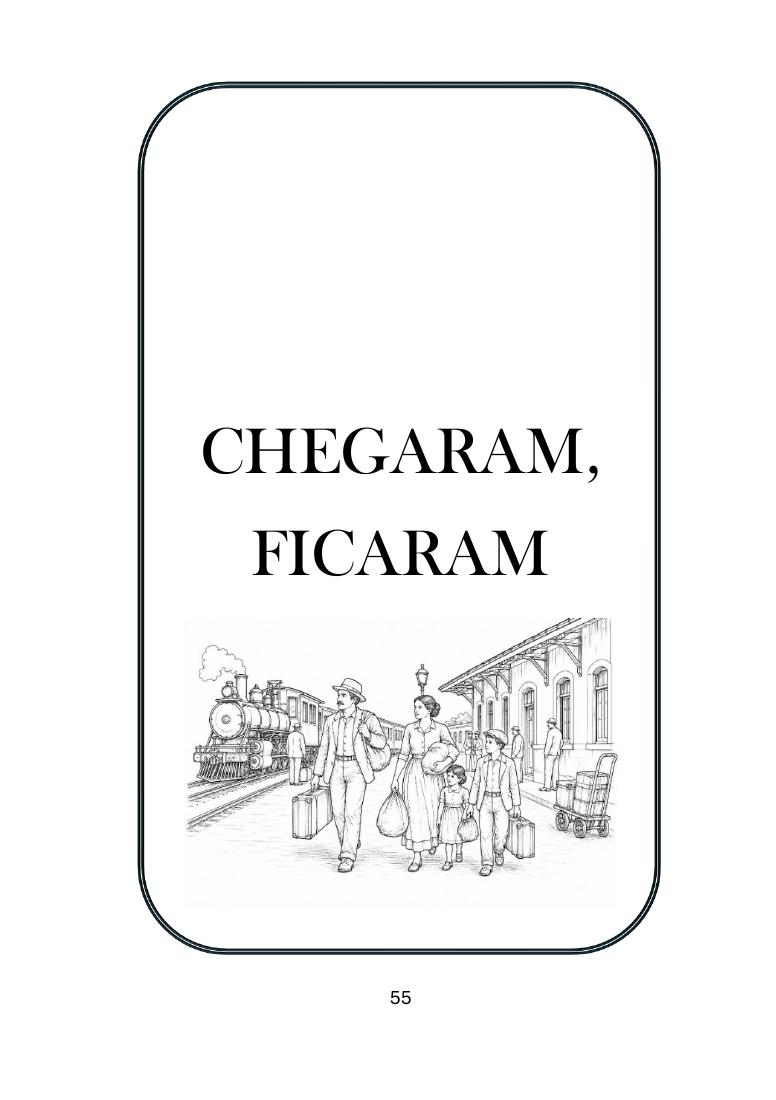 Primeira página de Chegaram, ficaram